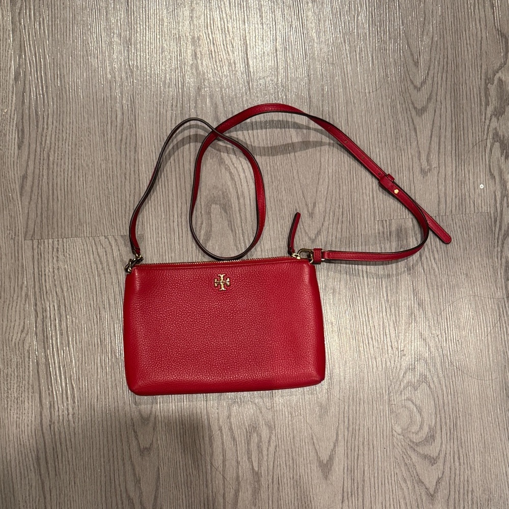 Tory Burch Cherry Red Crossbody Bag